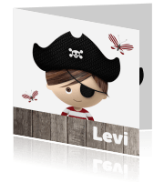 Geboortekaartje jongens Luckz