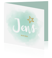 Geboortekaartje jongens Luckz