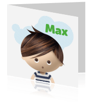 Geboortekaartje jongens Luckz