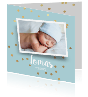 Geboortekaartje jongens Luckz