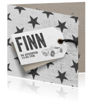 Geboortekaartje jongens Luckz