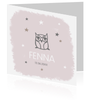 Geboortekaartje meisjes Luckz