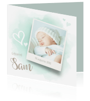 Geboortekaartje meisjes Luckz